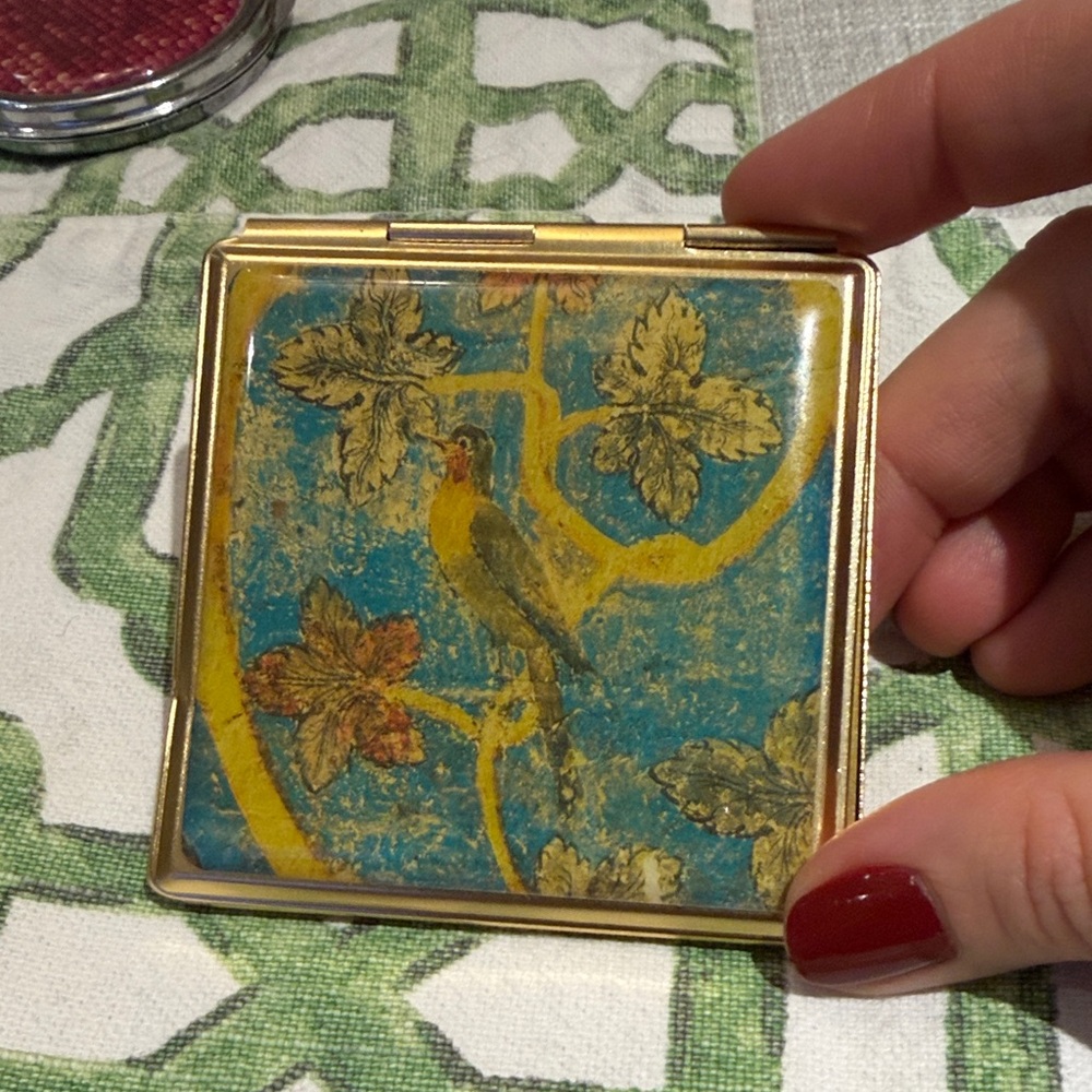 Gold Compact Mirror